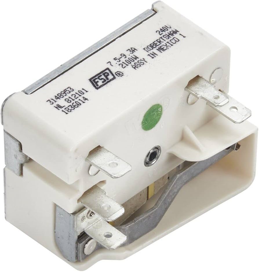 Amana Range Surface Element Control Switch (replaces 3148953) WP3148953 Amana Range Surface Element Control Switch (replaces 3148953) WP3148953